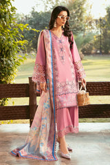 3 PC - EMBROIDERED DHANAK SUIT-AB142