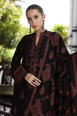 3 PC - EMBROIDERED DHANAK SUIT-AB174