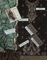 3 PC - EMBROIDERED DHANAK SUIT-AB155 (Copy)