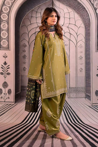 3PC Dhanak Suit – Stylish & Elegant Ensemble
