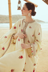 3PC Embroidery Suit Lawn-HH04