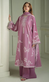 3PC Embroidery Suit Lawn-HH06