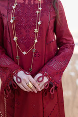3PC Embroidery Suit Lawn-HH12