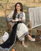 3PC Embroidery Suit Lawn-HH13