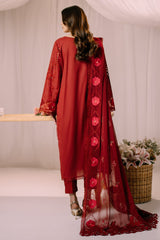 Declair Unstiched 3pc embriodery Sute