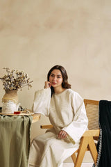 3 PC - EMBROIDERED DHANAK SUIT-AB172